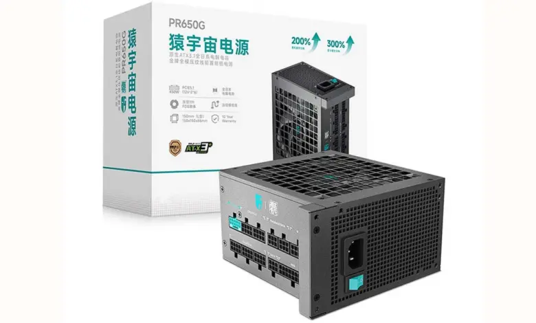 DeepCool lance ses alimentations PR-G avec connexions latérales et design en forme de L 1 Alimentation DeepCool PR G Couv