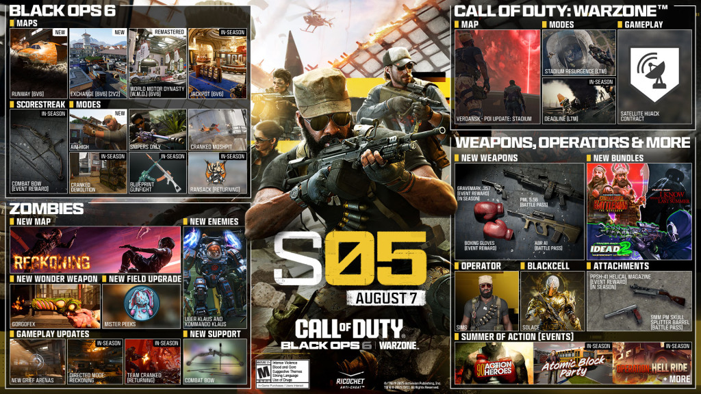 Call of Duty Black Ops 6 Saison 5 : toutes les nouveautés multijoueur, Zombies et Warzone en détail 9 BO6 S05 ANNOUNCEMENT saison 5