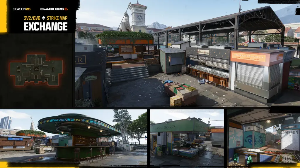 Toutes les cartes multijoueur de la Saison 5 de Call of Duty Black Ops 6 3 BO6 Saison 5 carte exchange