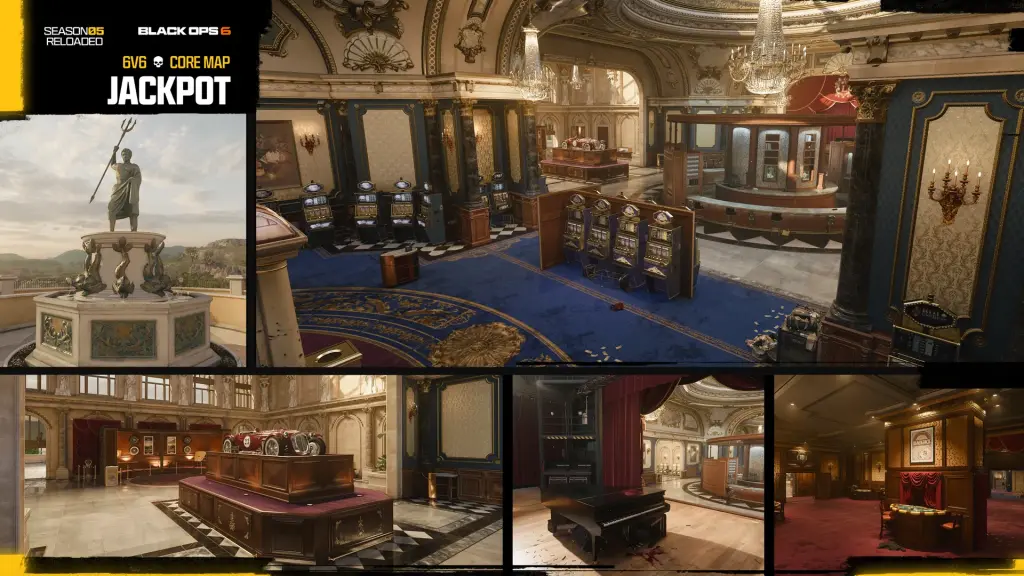Toutes les cartes multijoueur de la Saison 5 de Call of Duty Black Ops 6 7 BO6 Saison 5 carte jackpot