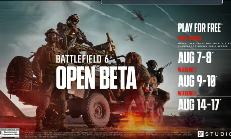 Battlefield 6 : dates officielles de la bêta ouverte et fermée en août 2025 1 Battlefield 6 Beta