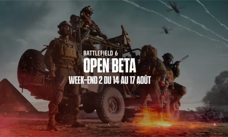 Bêta ouverte de Battlefield week end 2