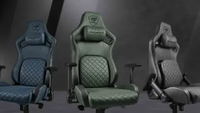 Chaise de jeu COUGAR DEFENSOR S : une assise plus profonde et plus large, un dos bien soutenu 1 COUGAR DEFENSOR S Couv