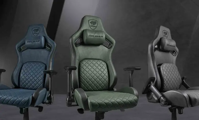 Chaise de jeu COUGAR DEFENSOR S : une assise plus profonde et plus large, un dos bien soutenu 1 COUGAR DEFENSOR S Couv