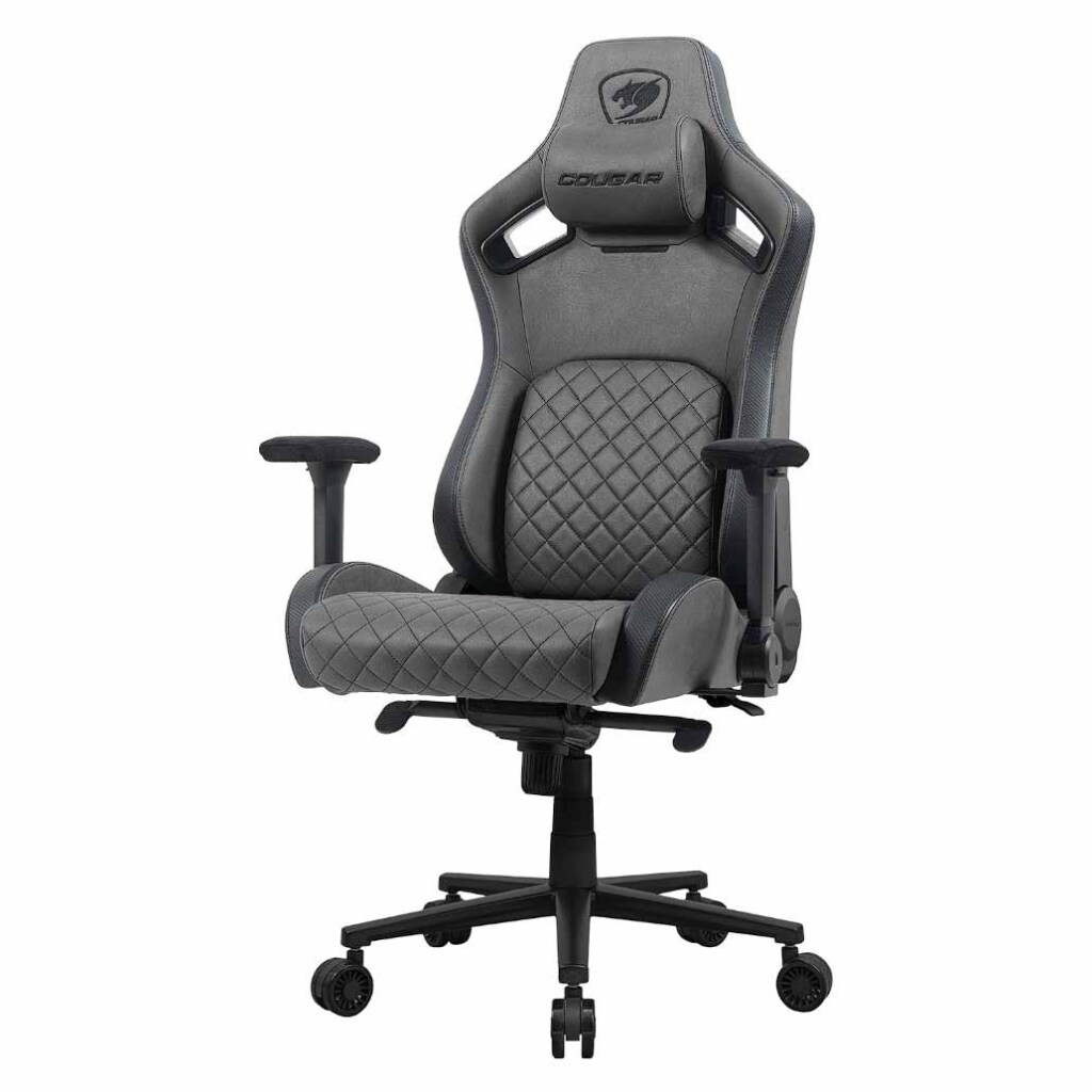 Chaise de jeu COUGAR DEFENSOR S : une assise plus profonde et plus large, un dos bien soutenu 4 COUGAR DEFENSOR S gris