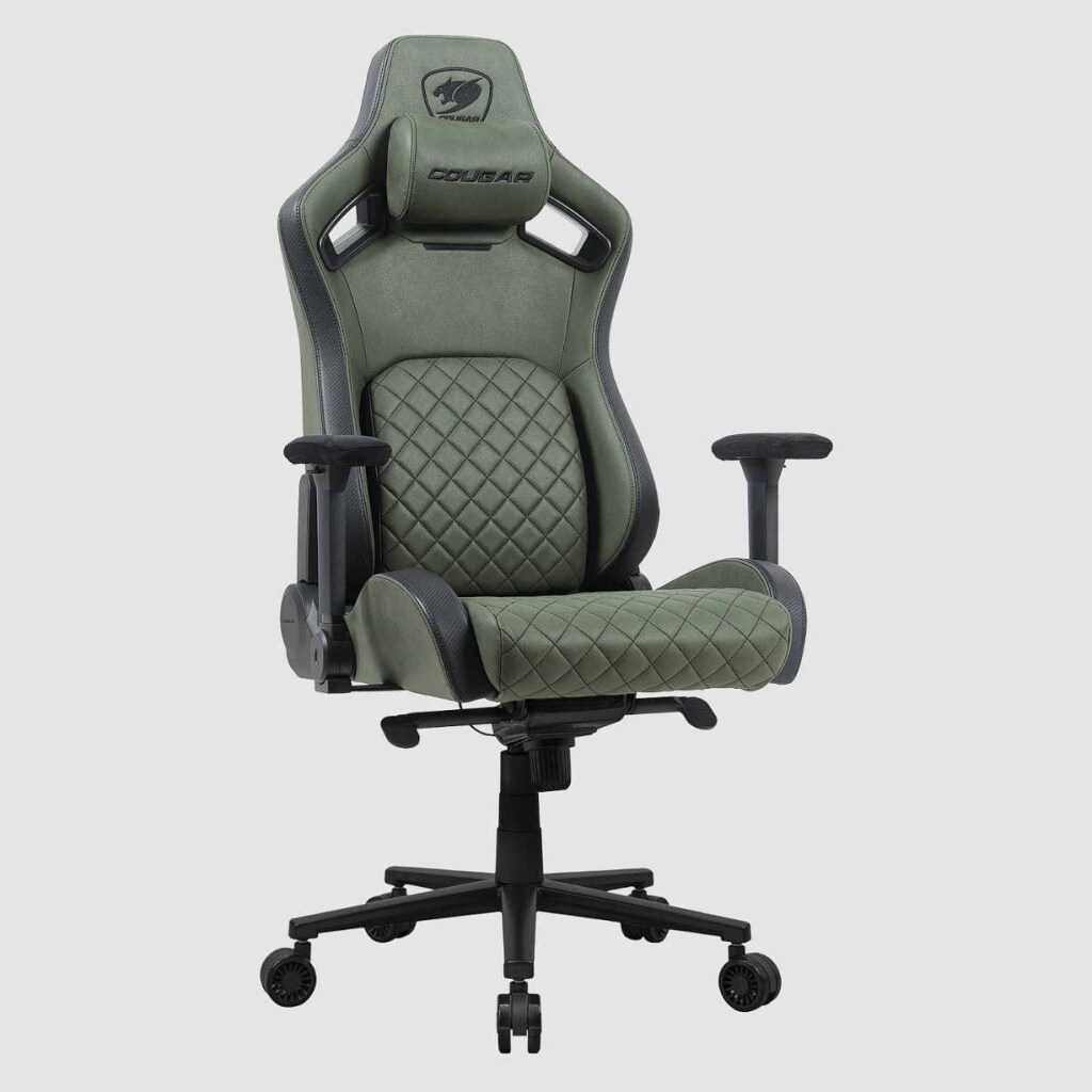 Chaise de jeu COUGAR DEFENSOR S : une assise plus profonde et plus large, un dos bien soutenu 2 COUGAR DEFENSOR S vert