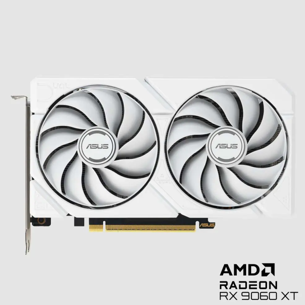 Cartes graphiques Dual White 9060 face