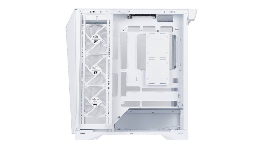 InWin lance PRISM « Sky Mirror White », un boîtier moyen-tour au design élégant en verre 4 InWin Prism droit