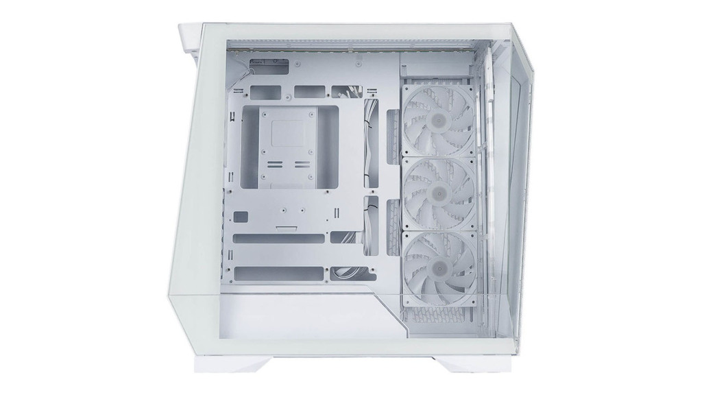 InWin lance PRISM « Sky Mirror White », un boîtier moyen-tour au design élégant en verre 3 InWin Prism gauche