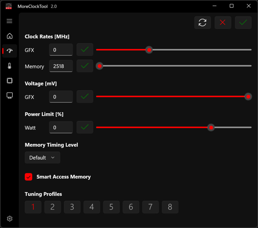 MoreClockTool 2.0 (MCT) : une alternative premium pour overclocker les cartes Radeon 3 MORE CLOCK TOOL mct 2 01