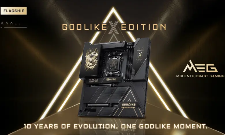 MSI GODLIKE X EDITION et X870E MAX