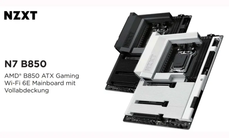 NZXT dévoile la N7 B850 : une carte mère au design minimaliste et prête pour le futur 1 NZXT N7 B850 Couv