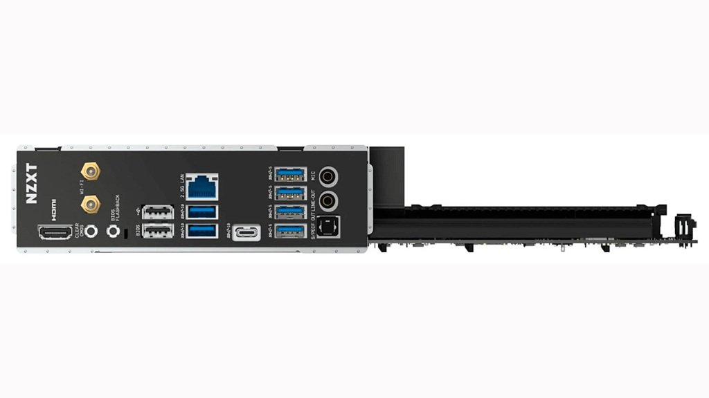 NZXT dévoile la N7 B850 : une carte mère au design minimaliste et prête pour le futur 4 NZXT N7 B850 IO