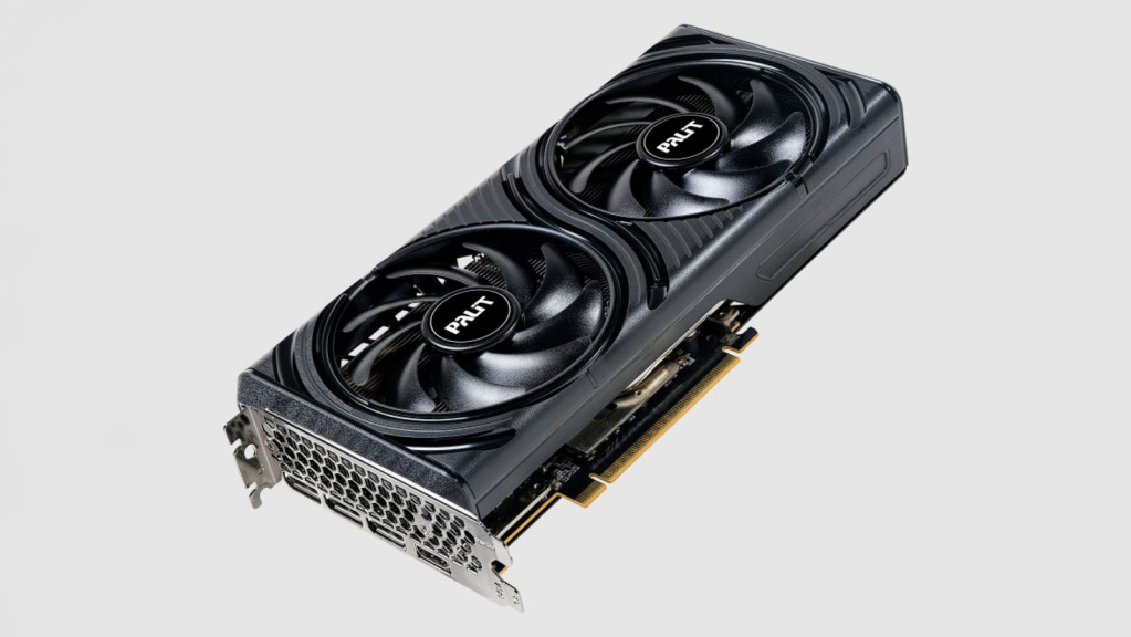 PALIT dévoile sa NVIDIA GeForce RTX 5060 Infinity 2 OC 2 PALIT RTX 5060 Infinity 2 OC trois quarts