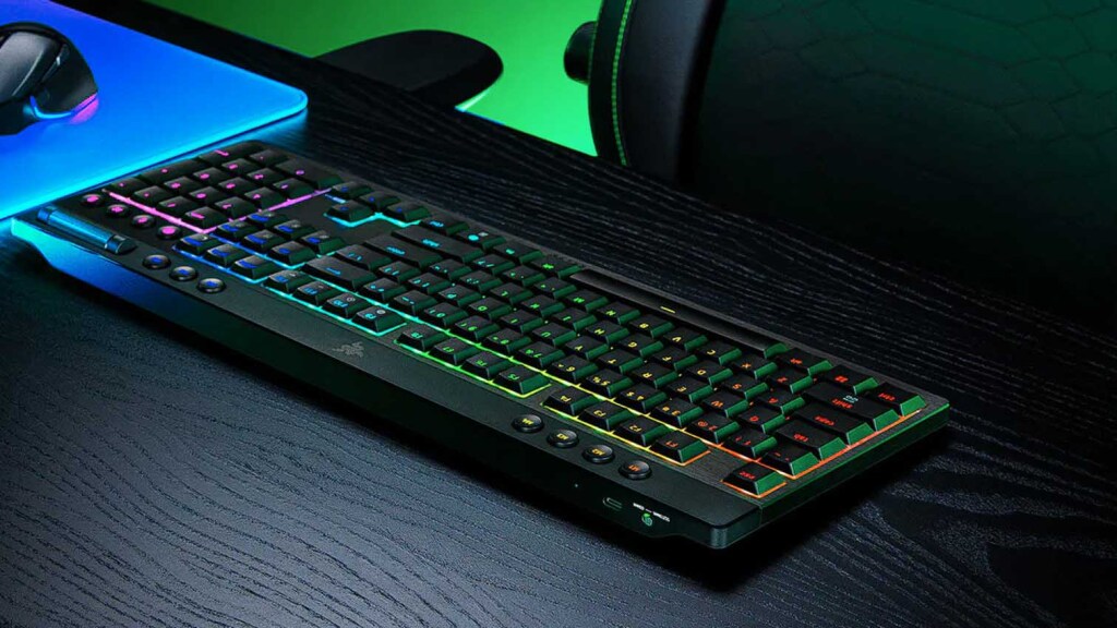 RAZER BlackWidow V4 Low-Profile format plein