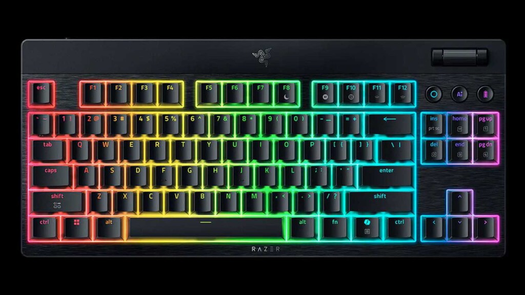 RAZER BlackWidow V4 Low-Profile format tkl