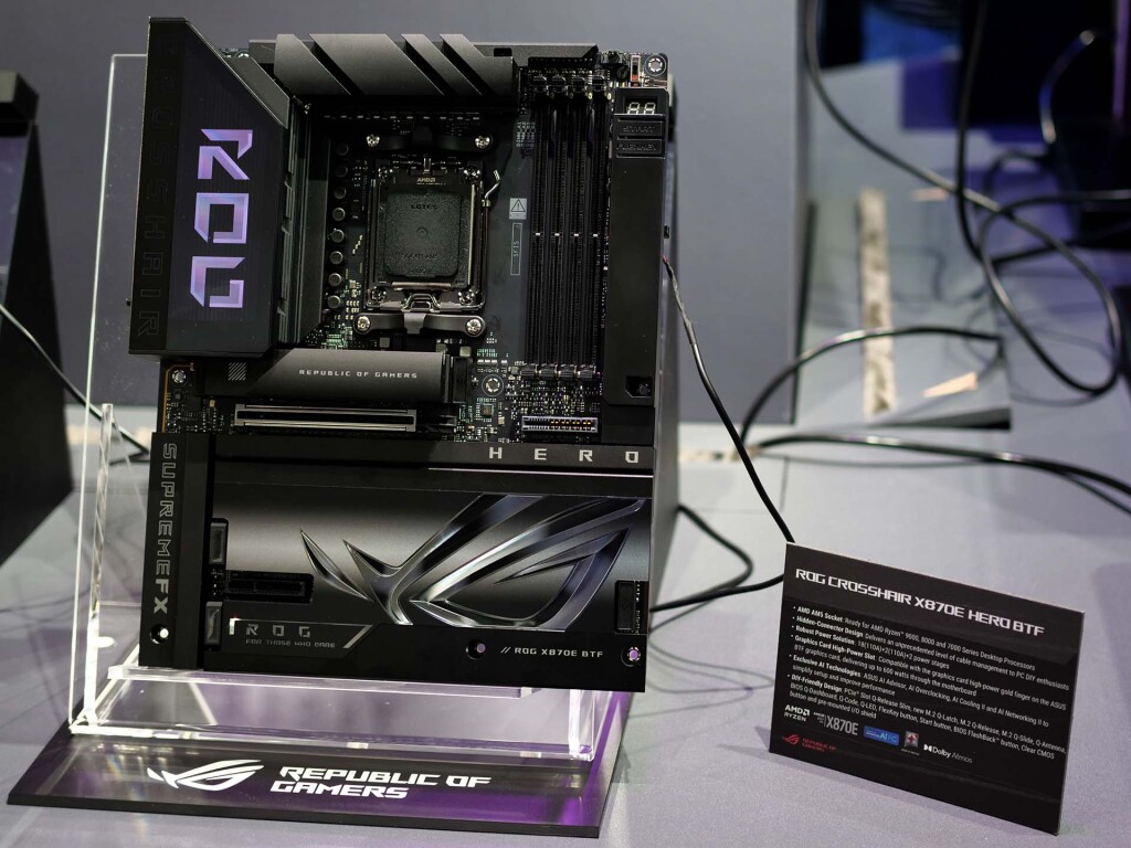 ASUS dégaine sa ROG Crosshair X870E HERO BTF : Une nouvelle ère pour les Ryzen 9000 2 ROG Crosshair X870E HERO BTF 03