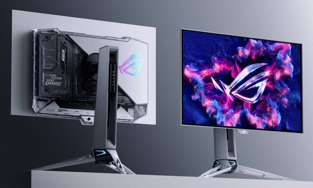 AMD Ryzen 9000X3D : AMD brandit le chiffre des 1000 FPS comme argument de vente 3 ROG Swift PG27AQWP W oled tandem