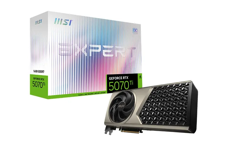 MSI lance les cartes graphiques GeForce RTX 5080 et 5070 Ti EXPERT 5 RTX 5070 Ti 16G EXPERT