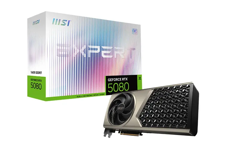 MSI lance les cartes graphiques GeForce RTX 5080 et 5070 Ti EXPERT 4 RTX 5080 16G EXPERT