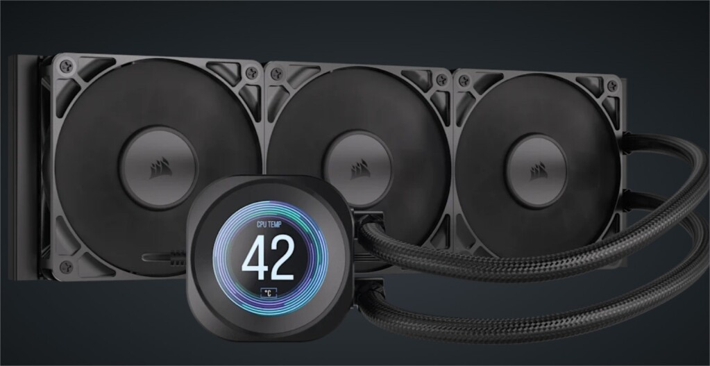 Corsair NAUTILUS RS LCD : l'AIO avec écran LCD enfin abordable 6 Refroidisseur liquide pour processeur Corsair NAUTILUS 360 RS LCD