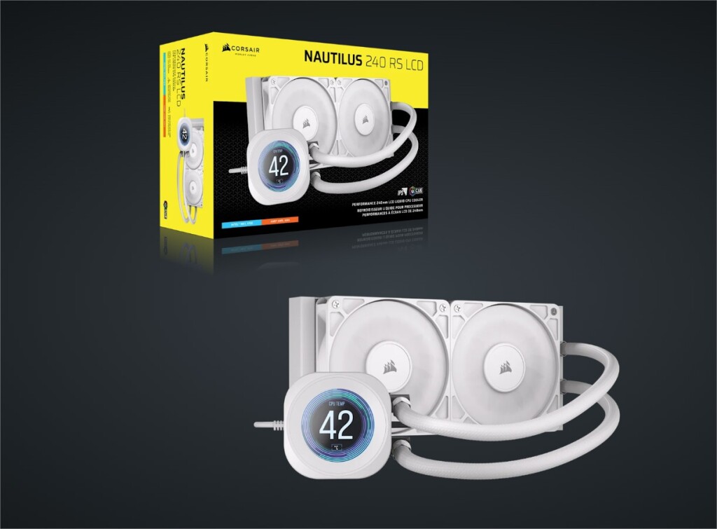 Corsair NAUTILUS RS LCD : l'AIO avec écran LCD enfin abordable 10 Refroidisseur liquide pour processeur NAUTILUS 240 RS LCD box