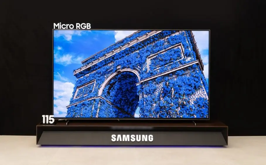 Samsung TVs and Displays Micro RGB LED AI Color Booster Pro Precision Color main1 908x563