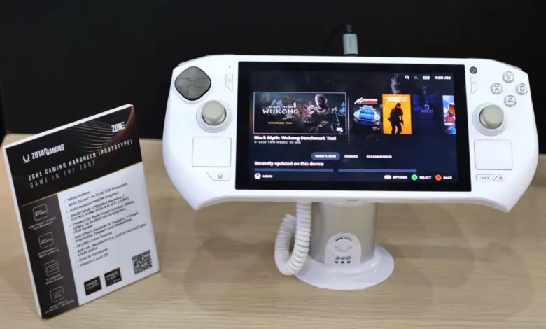 ZOTAC Zone Pro : la version finale de la console portable se montre à la Gamescom 1 Zotac zone pro hero