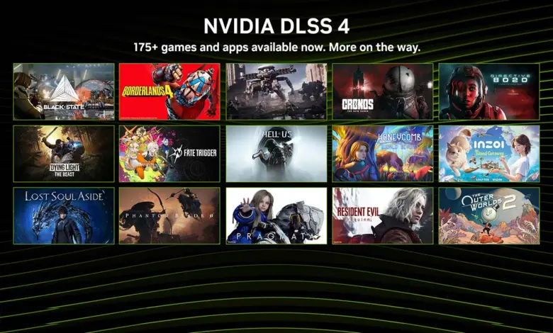gamescom 2025 NVIDIA DLSS 4 Plus de 175 jeux supportes et apps