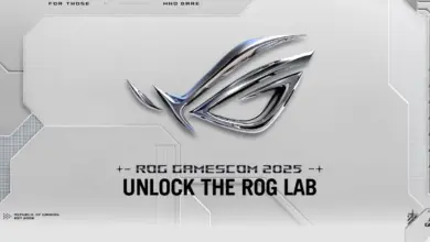 ASUS ROG sort les gros calibres à la Gamescom 2025 : découvrez toutes les nouveautés. 39 gamescom 2025 ROG Unlock the ROG Lab