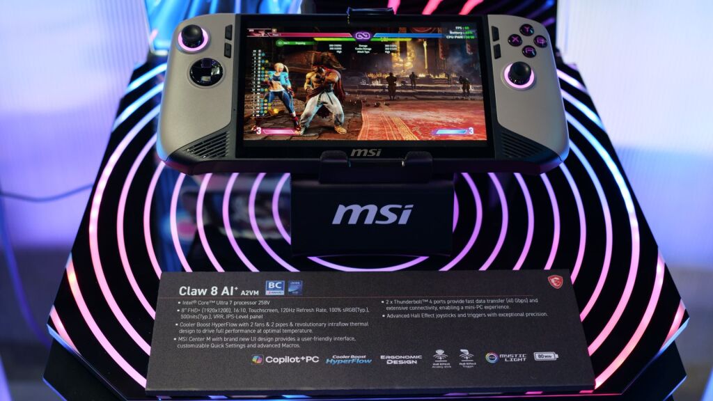Duel MSI : la Claw A8 BZ2EM (AMD) prend le dessus sur la Claw 8 AI+ A2VM (Intel) 3 msi claw 8 ai a2vm