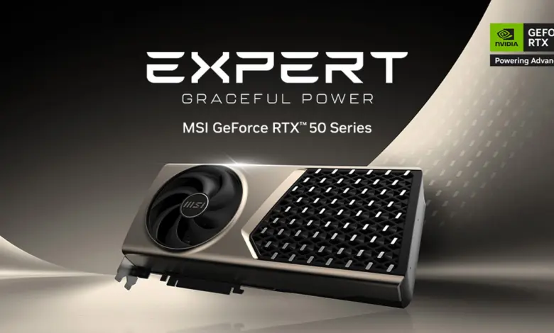 MSI lance les cartes graphiques GeForce RTX 5080 et 5070 Ti EXPERT 1 msi rtx 50 expert