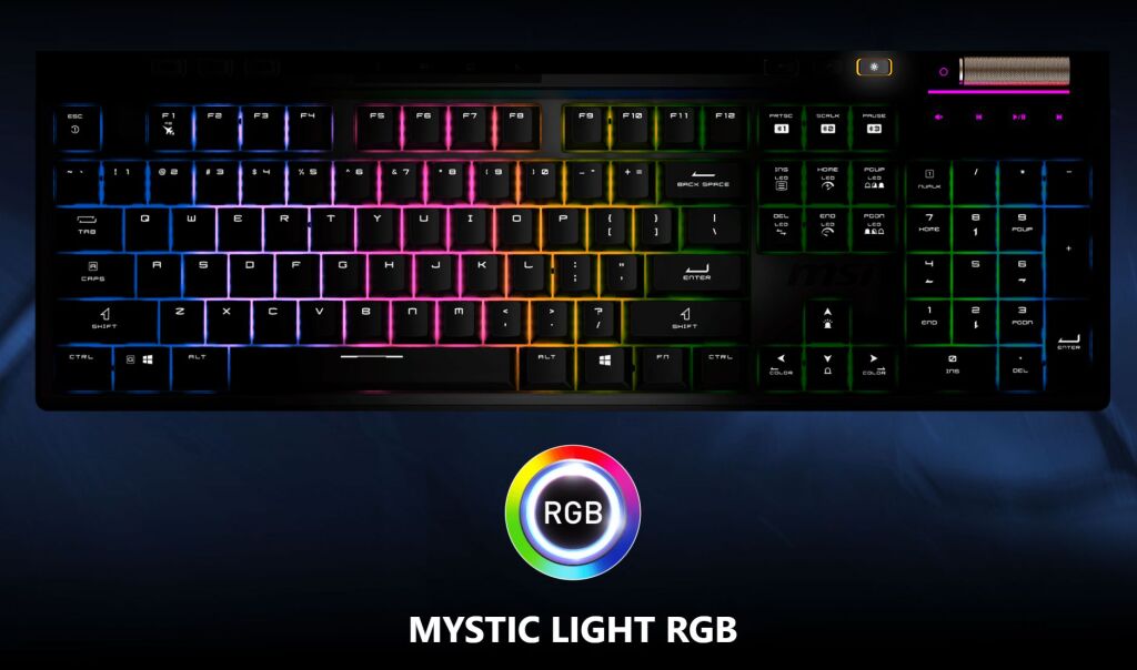 MSI présente le STRIKE PRO WIRELESS, un clavier gaming sans fil haut de gamme silencieux et performant 6 msi strike pro rgb demo