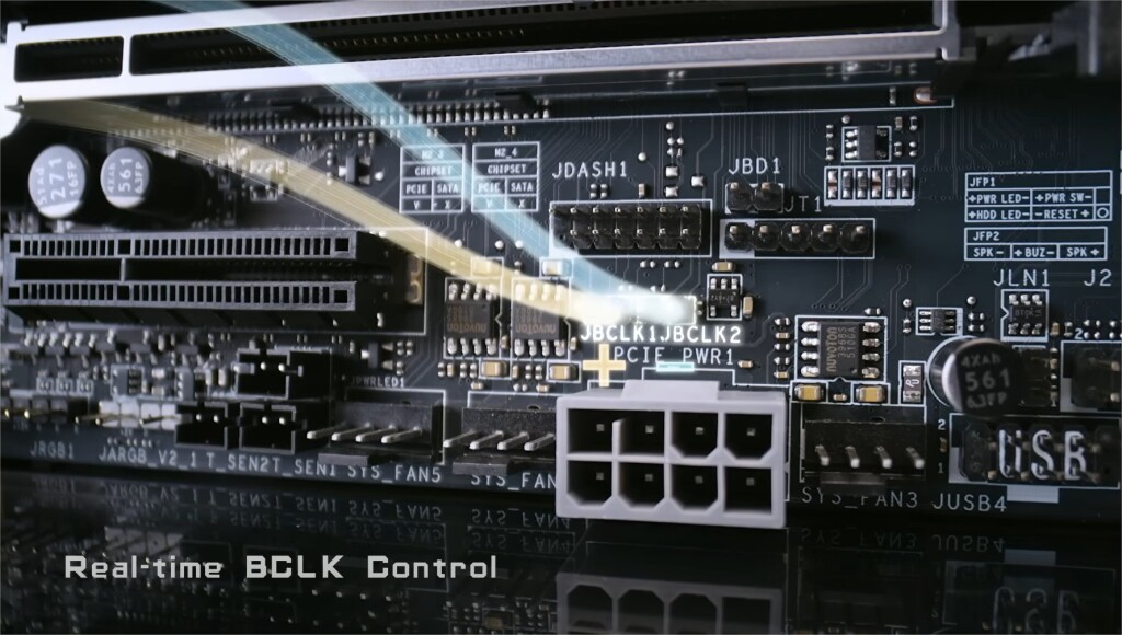 msi x870e max bclk real time control