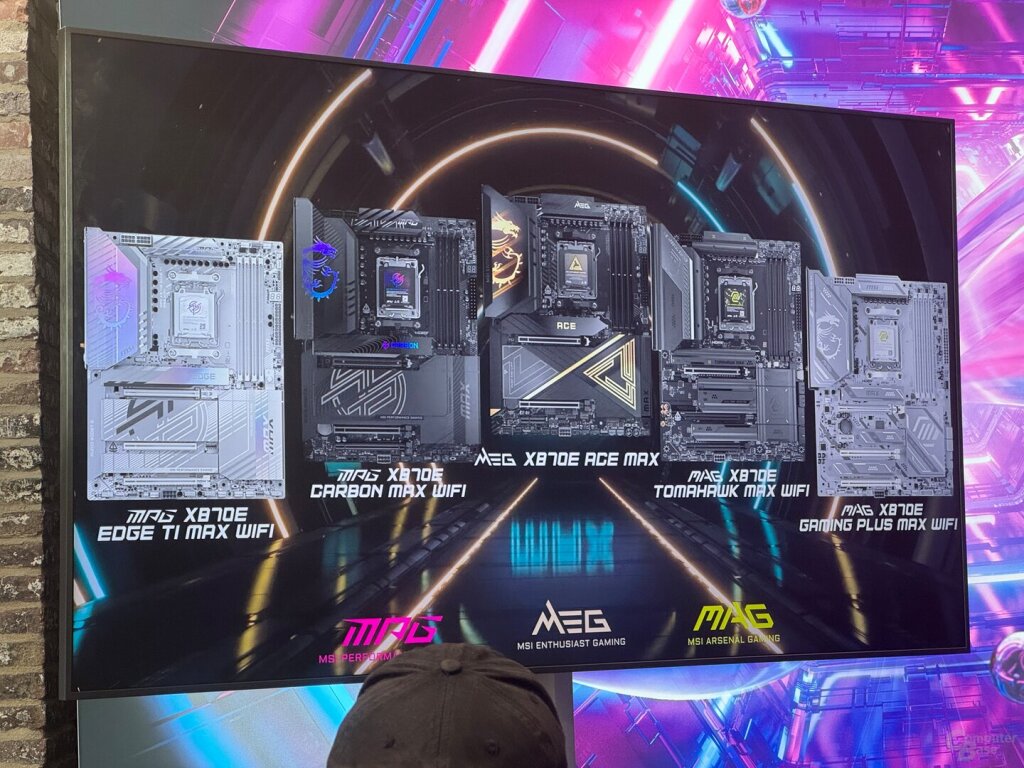 msi x870e max gamescom