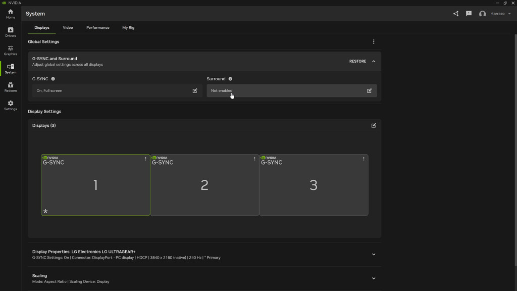 NVIDIA App : mise à jour majeure avec gestion DLSS global et support RTX 40 étendu 5 nvidia app update 5 enable surround