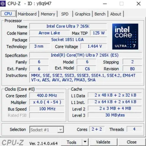 record DDR5 à 12886 CPUZ