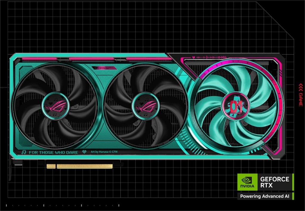 ASUS ROG sort les gros calibres à la Gamescom 2025 : découvrez toutes les nouveautés. 4 rog astral rtx5080 o16g hatsune miku edition gamescom