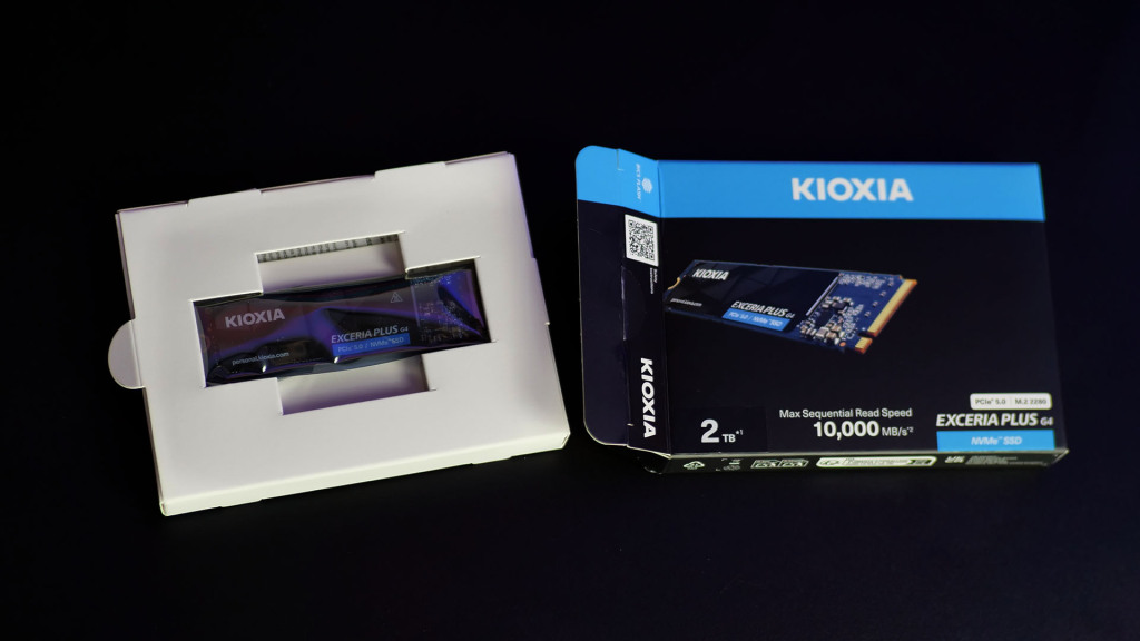 ssd kioxia exceria plus g4 unboxing
