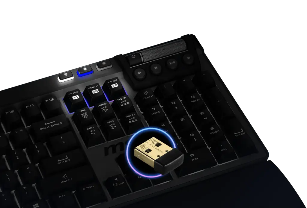 MSI présente le STRIKE PRO WIRELESS, un clavier gaming sans fil haut de gamme silencieux et performant 3 strike pro usb connectivity