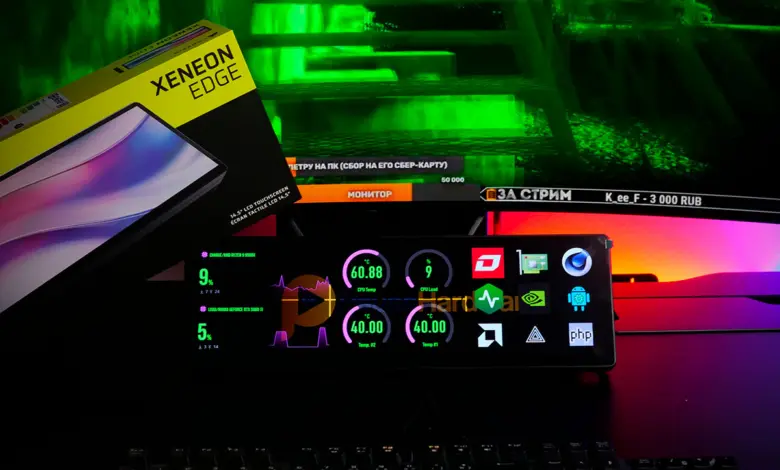 test corsair xeneon edge