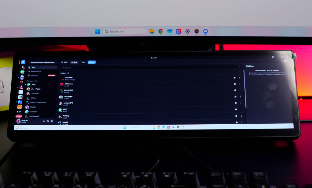 test corsair xeneon edge windows discord