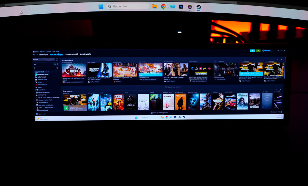 test corsair xeneon edge windows steam