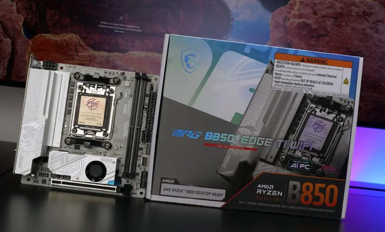 test msi MSI MPG B850I EDGE TI WIFI Mini ITX