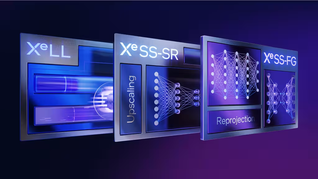 Intel XeSS2 : enfin compatible AMD et NVIDIA grâce au Shader Model 6.4 2 x tiles dark xess2 tech gamedev rwd 1920 1080