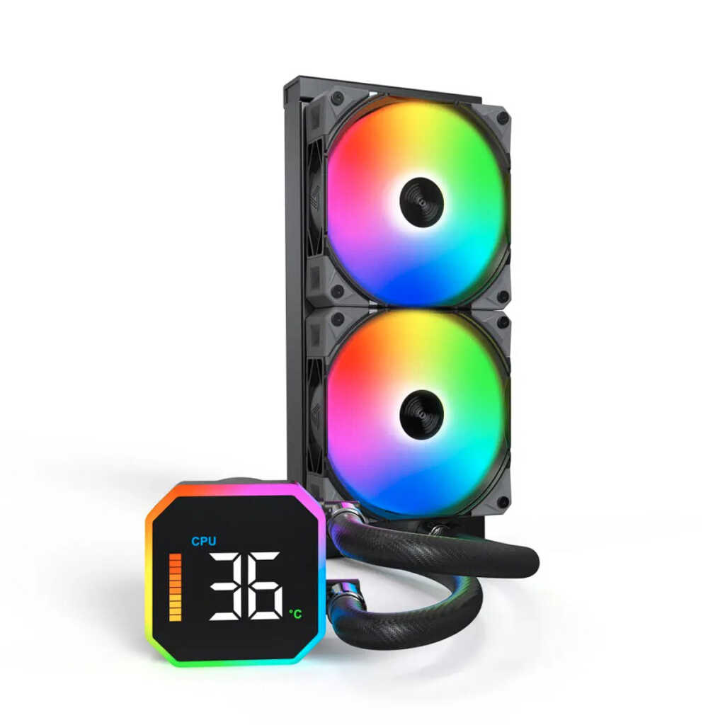 MONTECH HyperFlow Digital : la marque se met aussi aux AIO avec écran de surveillance 2 AIO Montech HyperFlow Digital 240 noir