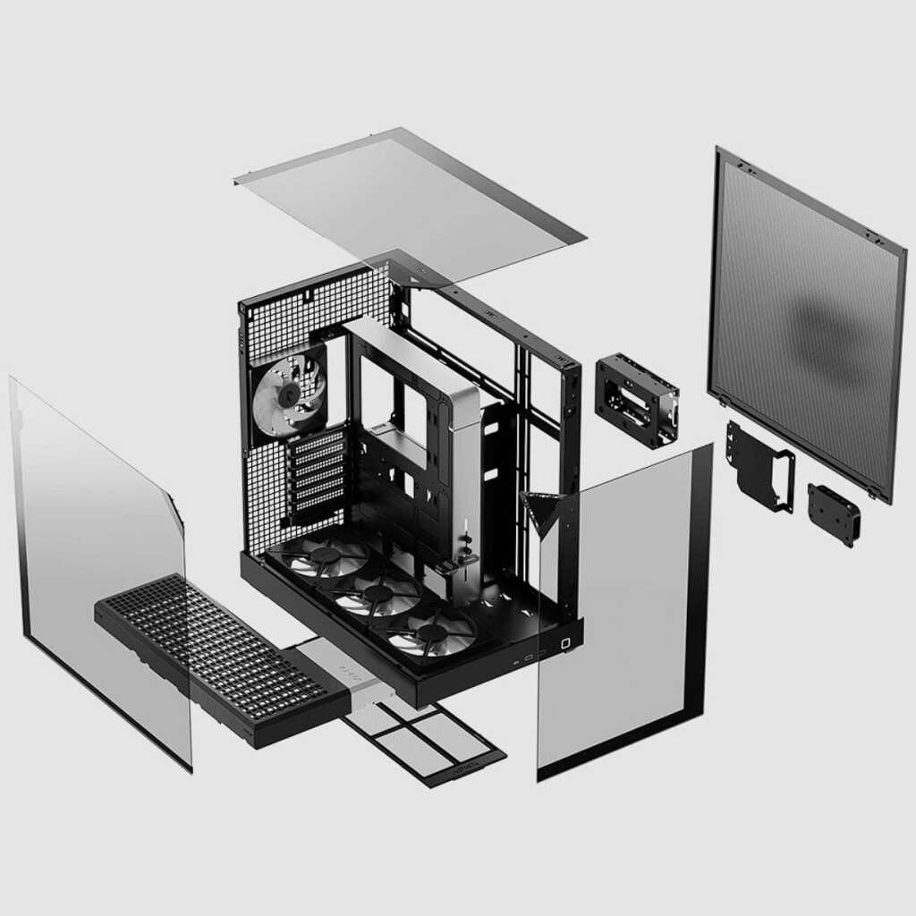 Boîtier APNX V2 : design X-Pand Flow panoramique 5 APNX V2 vue éclatée