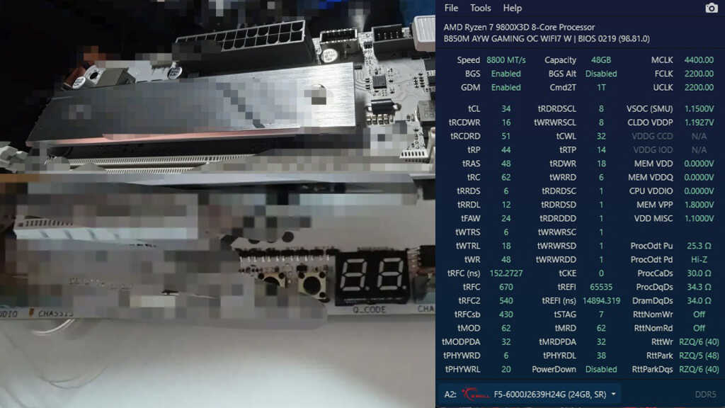 ASUS frappe fort avec la B850M AYW GAMING OC WIFI7 : une réponse directe à MSI et Gigabyte 6 ASUS B850M AYW Gaming OC WiFi 7