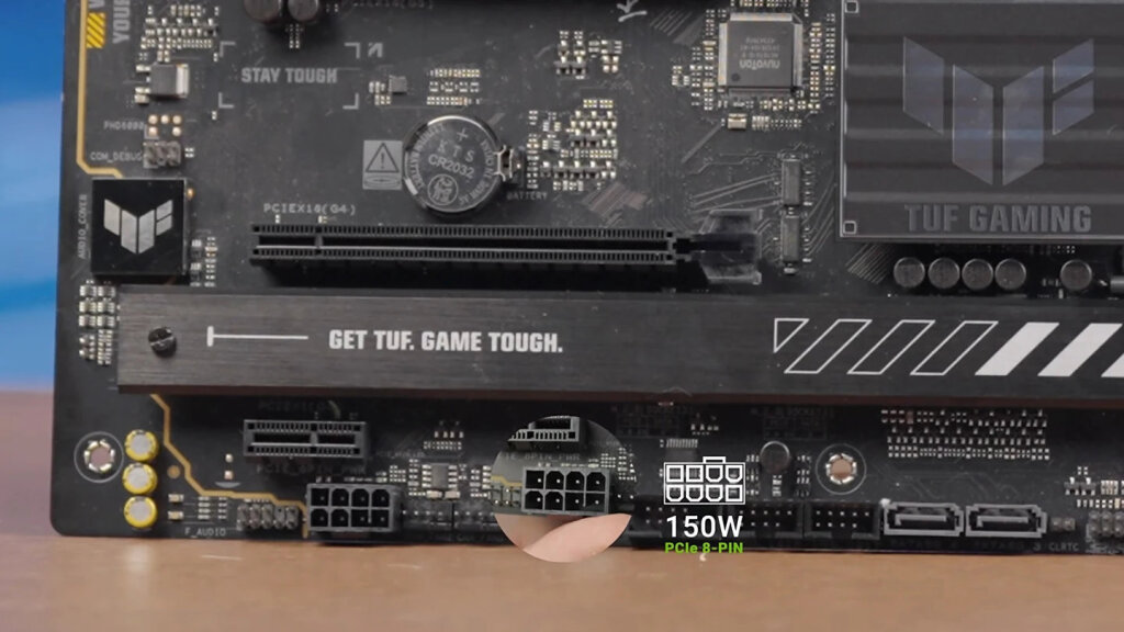 ASUS expérimente un slot PCIe renforcé délivrant 250 W pour cartes graphiques sans câble 3 ASUS PCIE 250W CONNECTOR 4 (1)