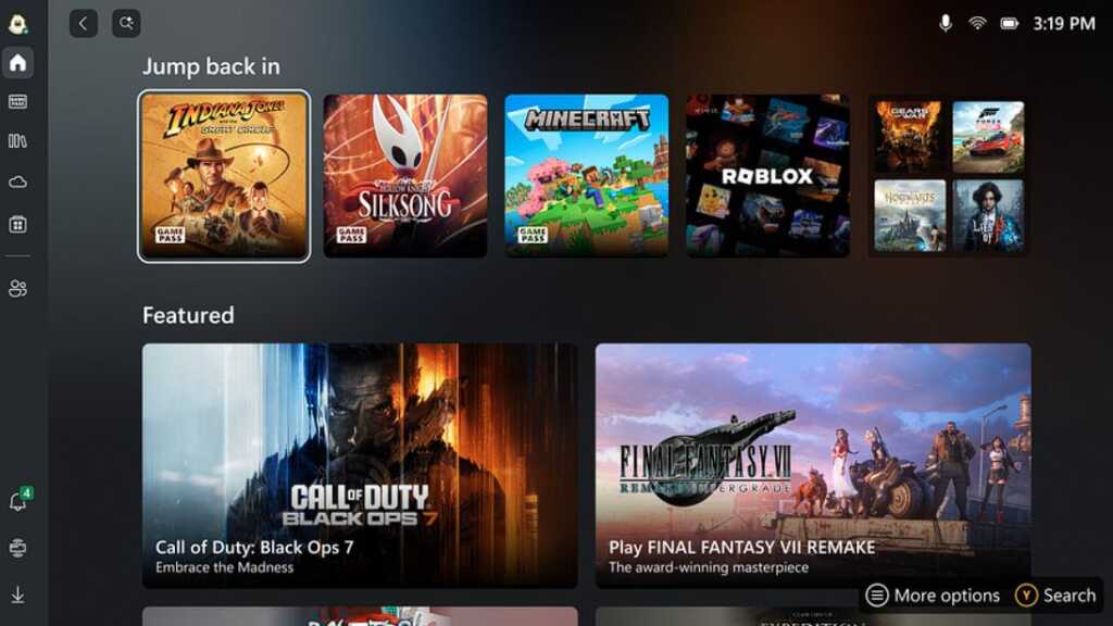 Les ROG Xbox Ally et ROG Xbox Ally X sont désormais disponibles en précommande 4 ASUS ROG Xbox Ally écran